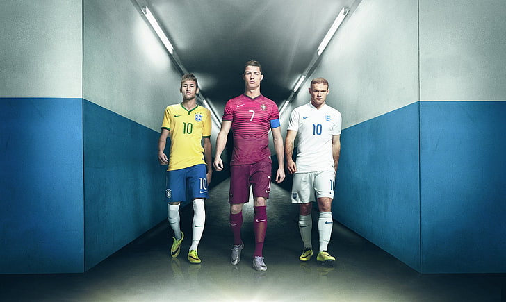 HD wallpaper: Soccer, Cristiano Ronaldo, Neymar, Wayne Rooney, full length  | Wallpaper Flare
