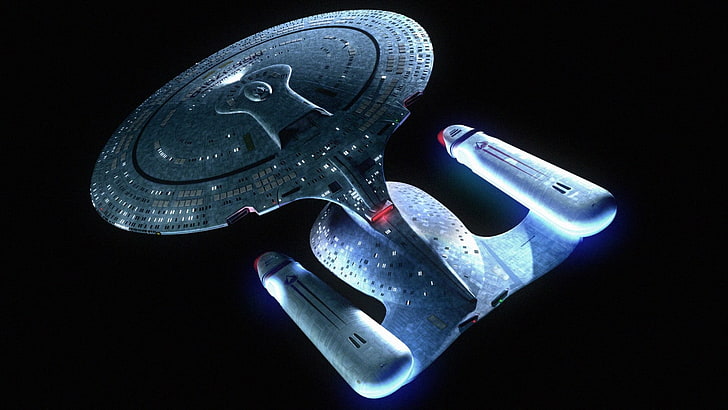 gray and black space ship, Star Trek, USS Enterprise (spaceship), HD wallpaper