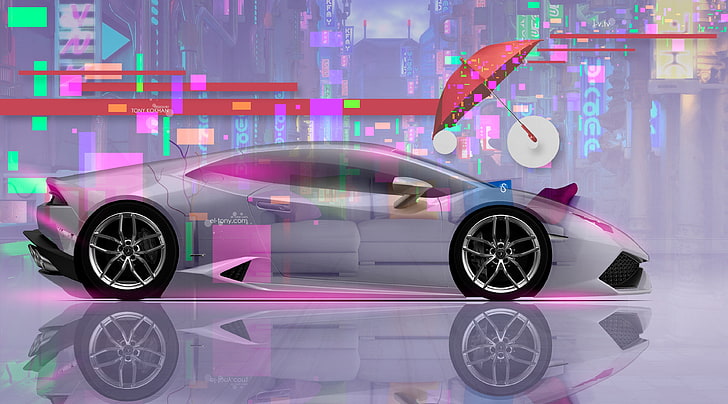 Tony Kokhan Design Lamborghini Huracan Super..., Aero, Creative, HD wallpaper