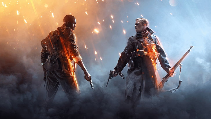 Battlefield game screenshot, Battlefield 1, dice, EA DICE, PC gaming, HD wallpaper