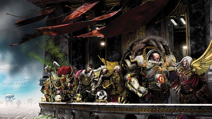 video game digital wallpaper, Neil Roberts, Warhammer 40 000