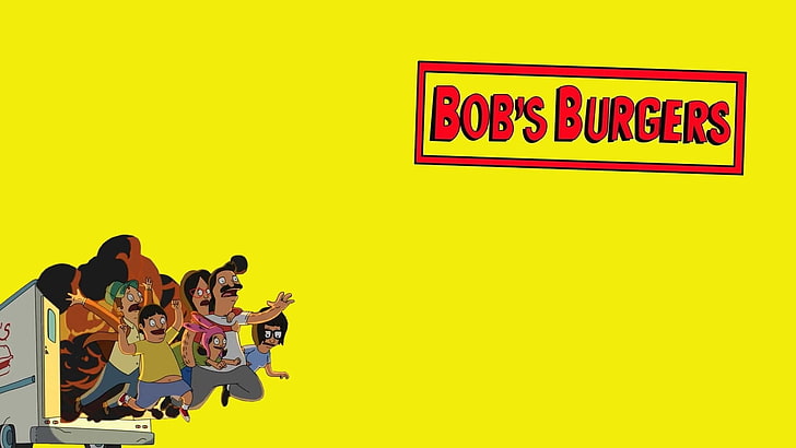 TV Show, Bob's Burgers, communication, yellow, text, copy space, HD wallpaper