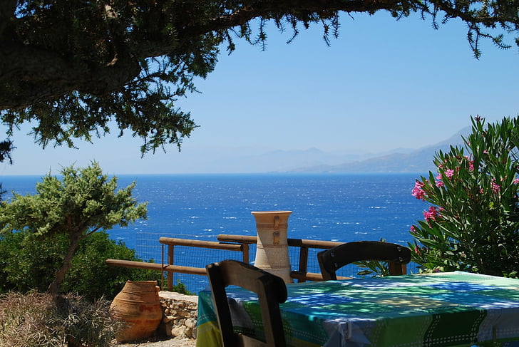 Photography, Place, Crete, Ocean, Scenic, Sea, Table, Water