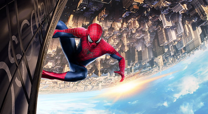 Spiderman Climbing Building, Marvel Spider-Man wallpaper, Movies, HD wallpaper