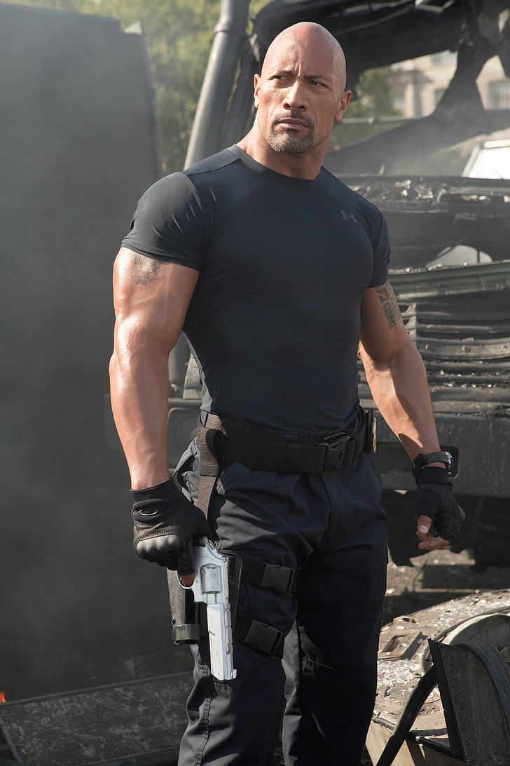 Dwayne Johnson, Fast and Furious, movies, adult, men, males, one person