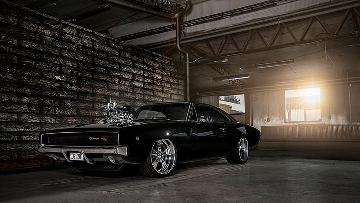 1970 dodge charger rt, car, classic, HD wallpaper