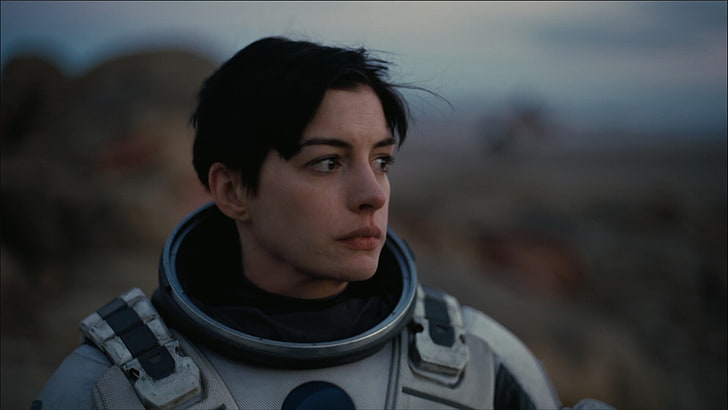 Interstellar (movie), Anne Hathaway, actress, spacesuit, women HD wallpaper