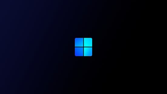 HD wallpaper: windows 11, Microsoft, windows logo, dark, gradient |  Wallpaper Flare
