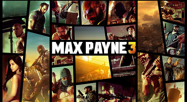 MAX PAYNE 3 vr. GTA5, Games, Other Games, communication, group of people, HD wallpaper