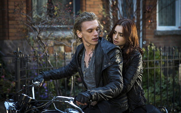 The Mortal Instruments: City of Bones, Lily Collins, Jamie Campbell Bower, HD wallpaper