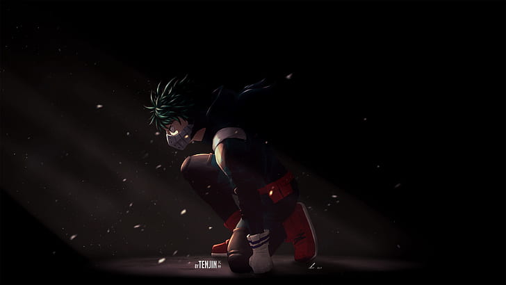 my hero academia 4k  in hd for pc, one person, indoors, child, HD wallpaper