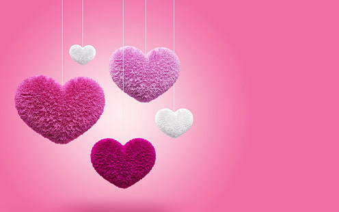 HD wallpaper: love, pink, heart, hearts, background | Wallpaper Flare