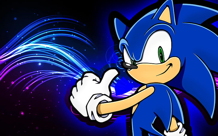 Sonic the Hedgehog, video games, Sega, representation, night