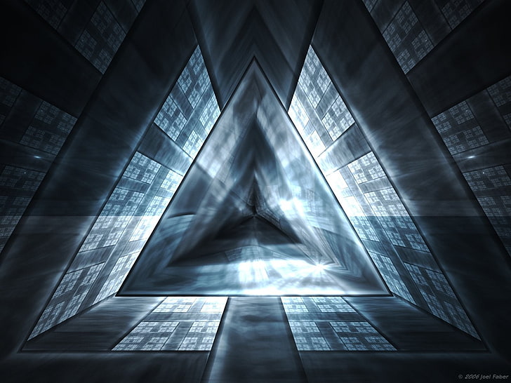 HD wallpaper: triangular portal wallpaper, Sci Fi, Artistic | Wallpaper  Flare