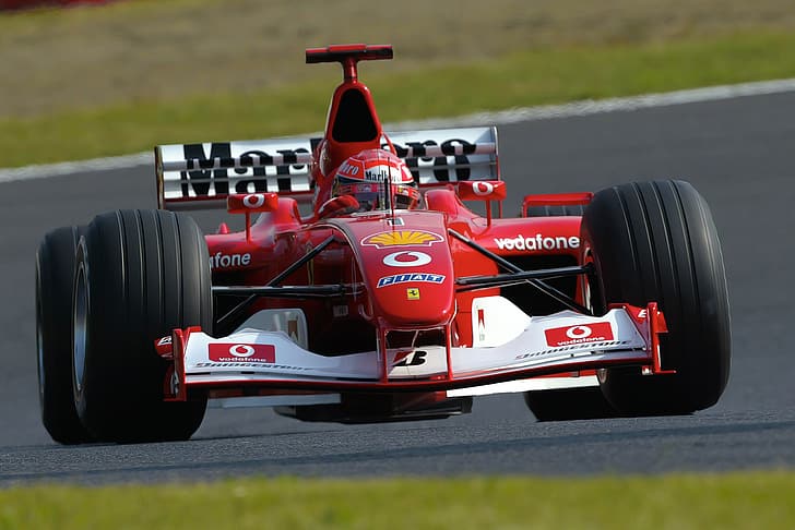 Formula 1, Scuderia Ferrari, Ferrari F2002, race cars, Michael Schumacher, HD wallpaper