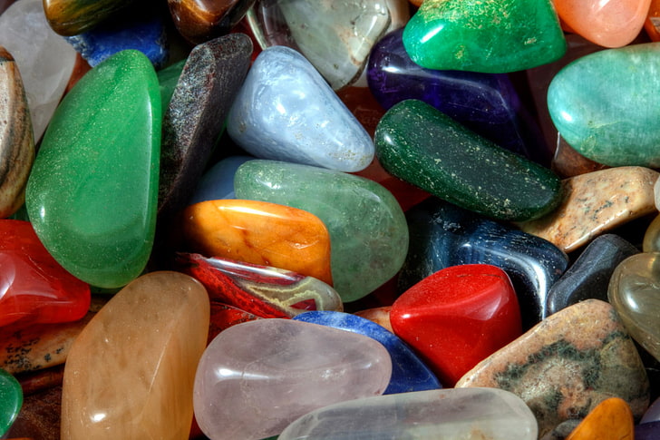 green stones, sea, nature, pebbles, shore, color, stone - Object