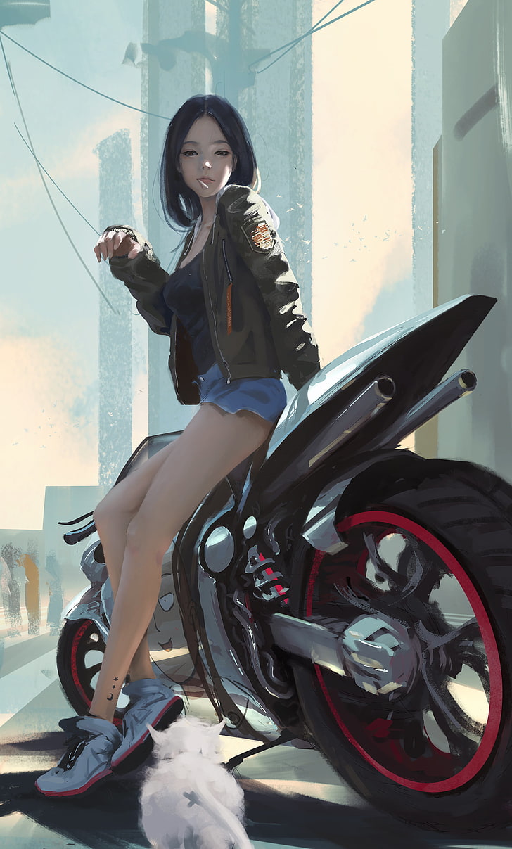 Girls and Motorcycles 1080P, 2K, 4K, 5K HD wallpapers free download |  Wallpaper Flare