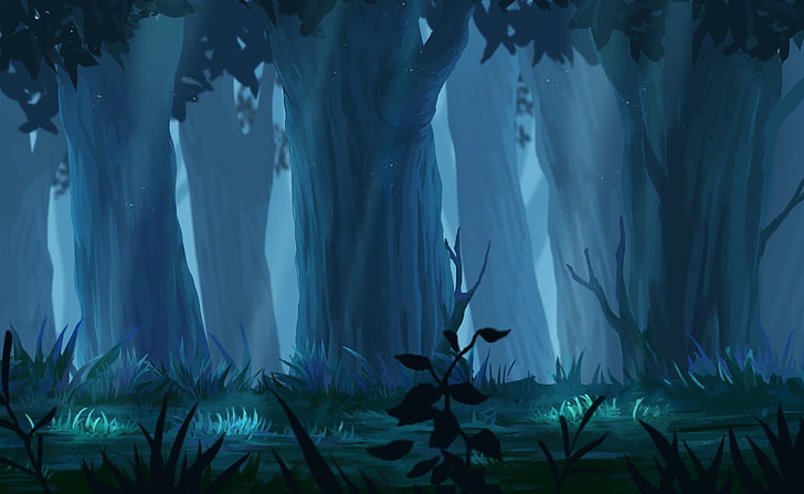 arctic-elk572: Beautiful Anime Forest Scenery, Fantasy Landscape,  Watercolour, Lovely, Magical, Psychedelic, Volumetric lighting, wallpaper,  water, Raking light, A deer, Chiaroscuro, Dreamy, Moody, Studio Ghibli, Ori  and the blind forest , --uplight
