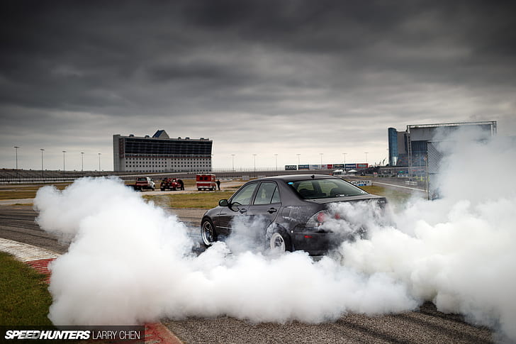 Lexus IS300 Burnout Smoke HD, cars