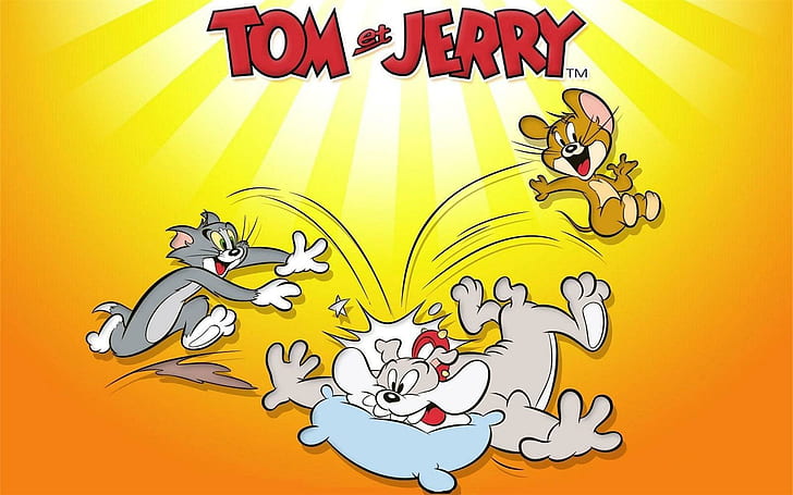 Cartoon Tom and Jerry, HD wallpaper