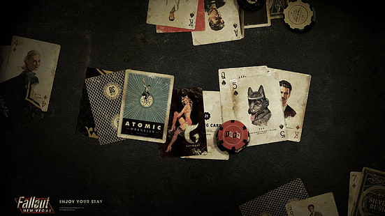 HD wallpaper: Fallout: New Vegas, video games, poker, playing cards |  Wallpaper Flare