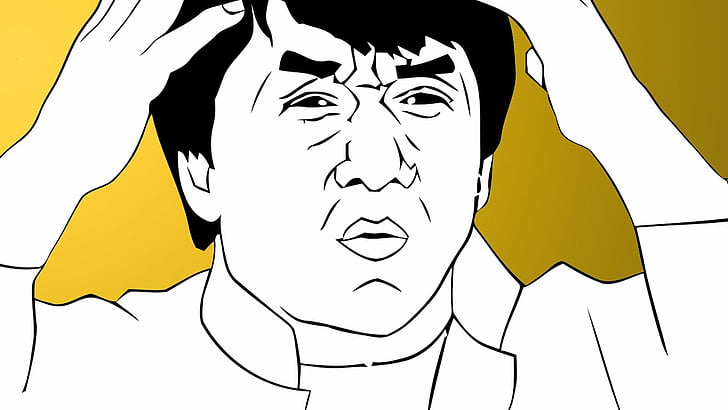 Download Puzzled Jackie Chan Meme Face Wallpaper | Wallpapers.com