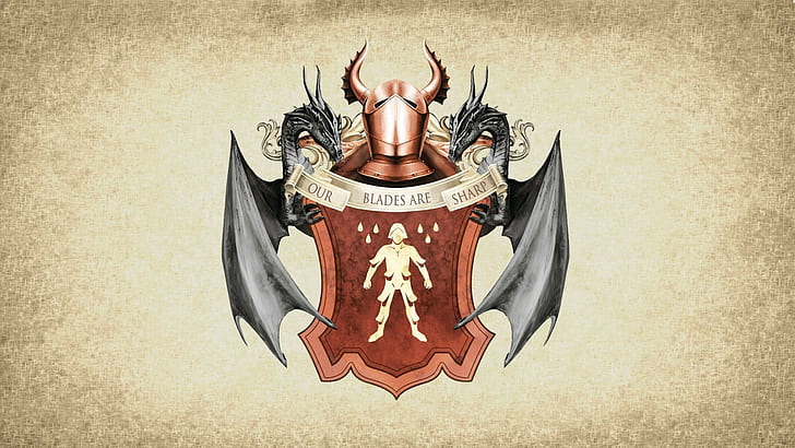 crest sigils game of thrones house bolton, art and craft, representation, HD wallpaper