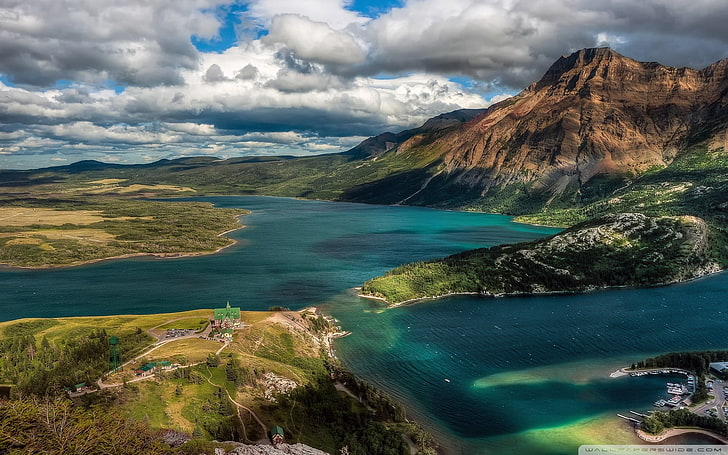 green mountains, Canada, nature, clouds, landscape, scenics - nature, HD wallpaper