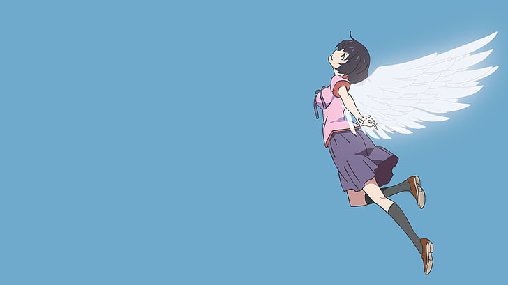anime, simple, simple background, anime girls, school uniform