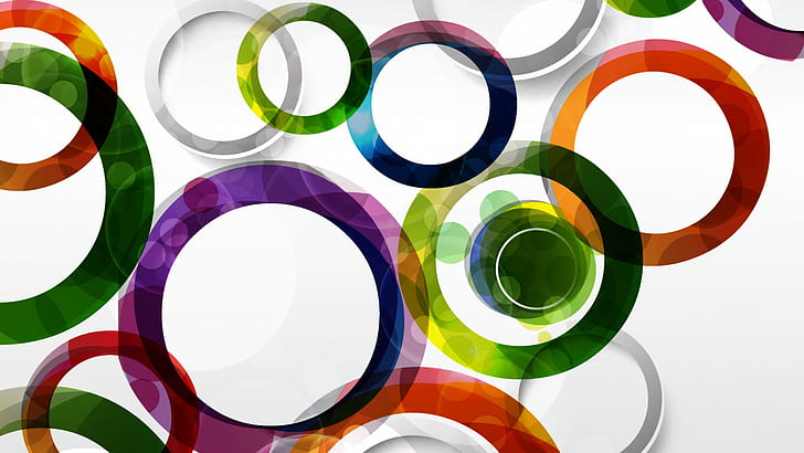 abstract, circle, sphere, simple background, digital art, HD wallpaper