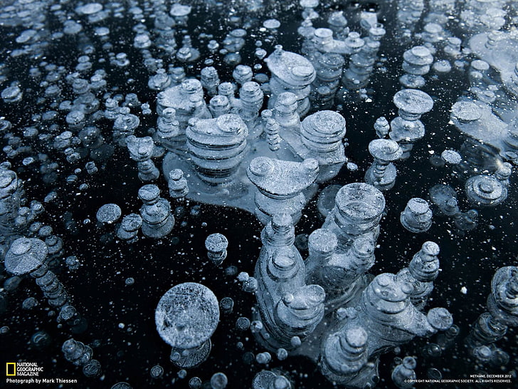 Methane Bubbles Alaska-National Geographic wallpap.., National Geographic Channel TV still screenshot, HD wallpaper