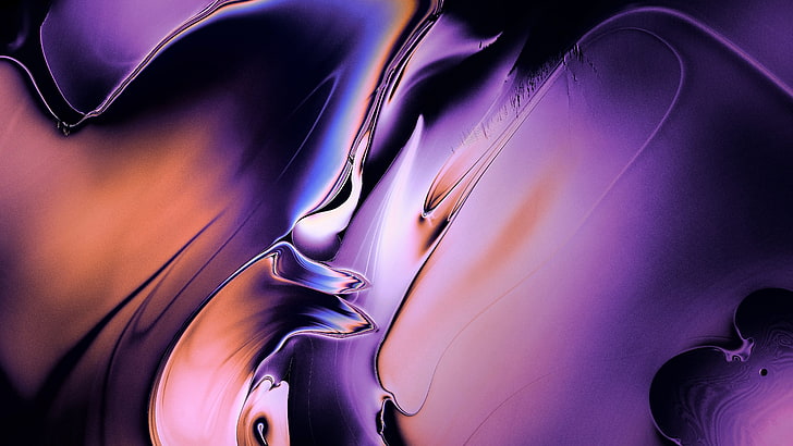 Abstract, 5K, Stock, Gradient, macOS Mojave, Purple, no people