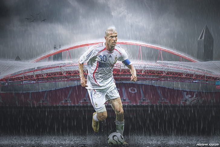 Soccer, Zinedine Zidane, French, HD wallpaper