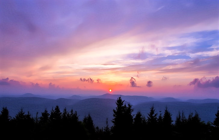 HD wallpaper: West Virginia Twilight