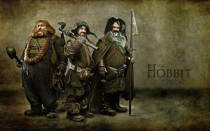 The Hobbit, movies, dwarfs, full length, weapon, gun, architecture, HD wallpaper