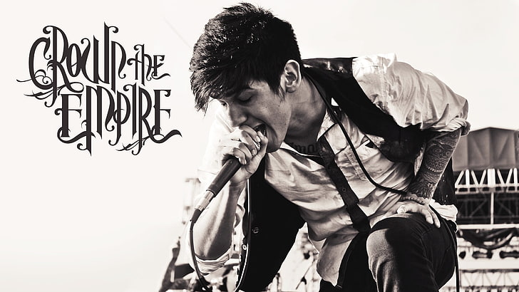 Crowd The Empire band wallpaper, music, Crown the empire, men