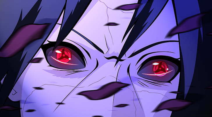 Anime, Naruto, Itachi Uchiha, Red Eyes, Sharingan (Naruto), HD wallpaper