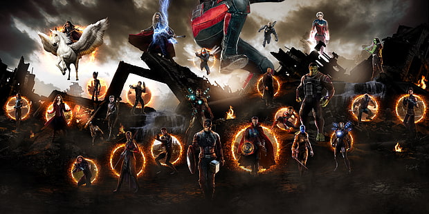 The Avengers, Ant-Man, Avengers EndGame, Black Panther (Marvel Comics) HD wallpaper