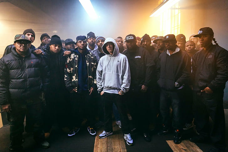 gang, jacket, Eminem, rap god, HD wallpaper