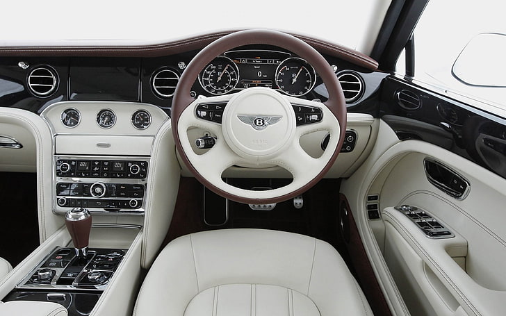 Bentley, Bentley Mulsanne, Car, Dashboard, Interior, Luxury, HD wallpaper