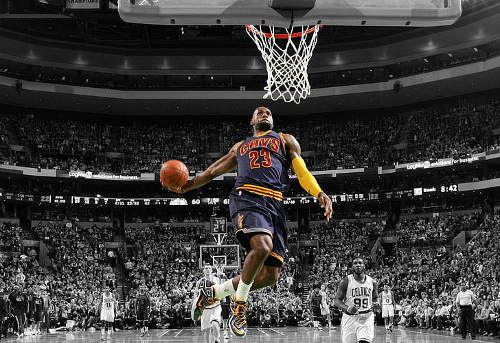 Download Lebron James the King of Basketball Wallpaper  Wallpaperscom