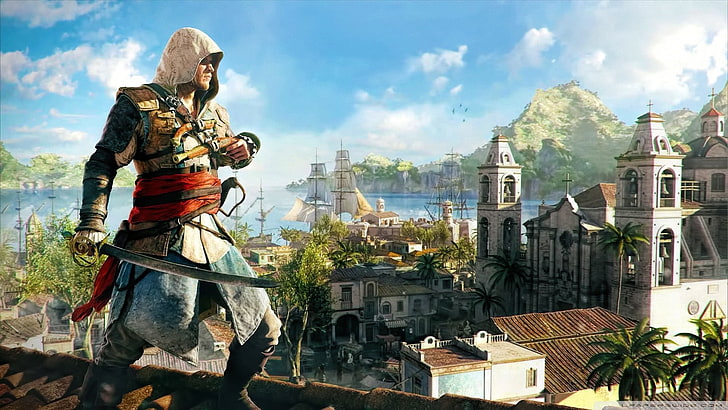 Assassin's Creed concept art, Assassin's Creed: Black Flag, video games, HD wallpaper