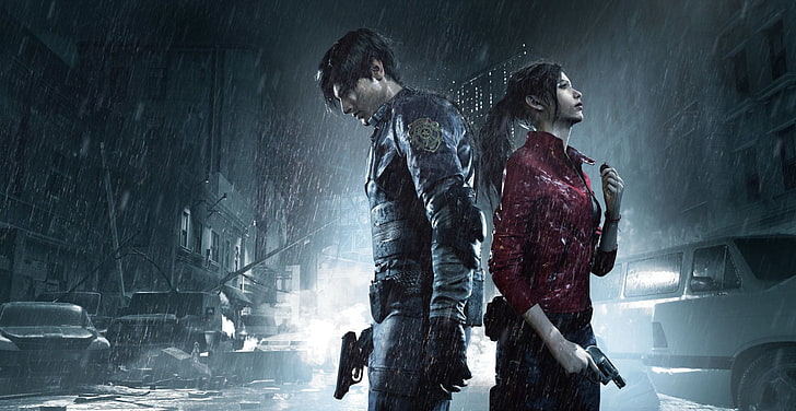 Resident Evil, Resident Evil 2 (2019), Claire Redfield, Leon S. Kennedy, HD wallpaper