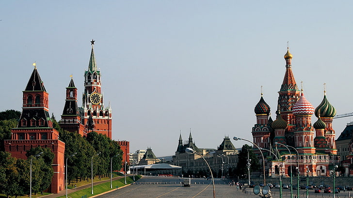 Saint Basil's Cathedral, Russia, area, Moscow, The Kremlin, St. Basil's Cathedral