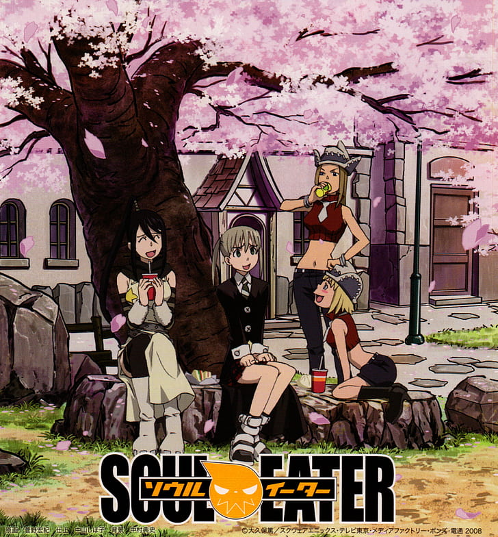 Soul Eater, anime girls, Tsubaki Nakatsukasa, Maka Albarn, Patricia Thompson