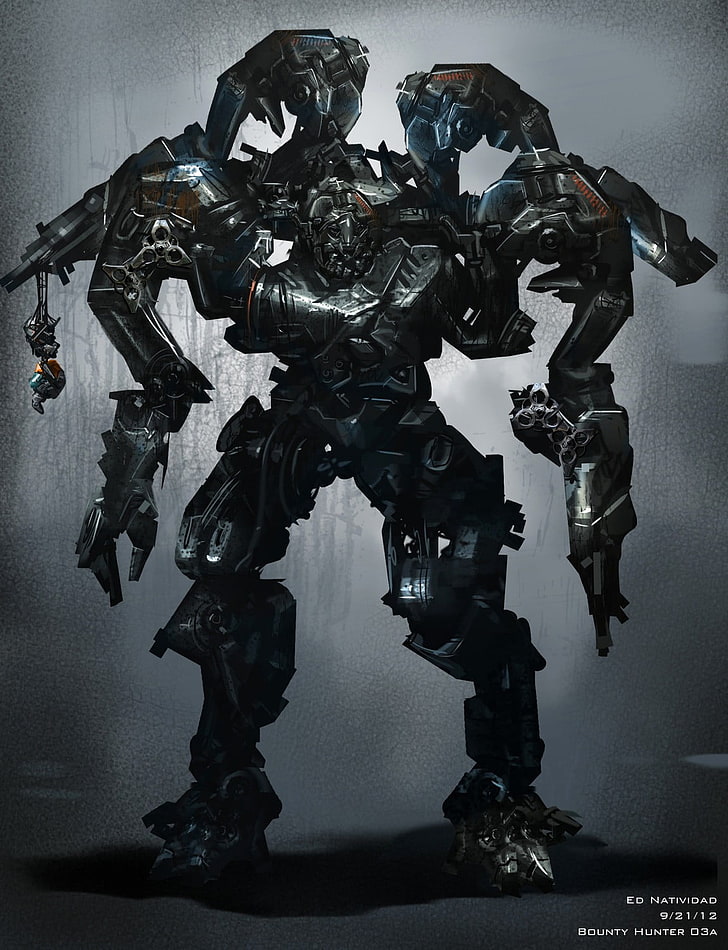 Bounty Hunter robot wallpaper, Transformers: Age of Extinction, HD wallpaper