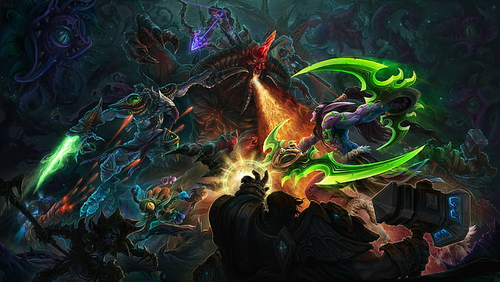 Diablo, heroes of the storm, Nova Terra, Thrall, Blizzard Entertainment, HD wallpaper