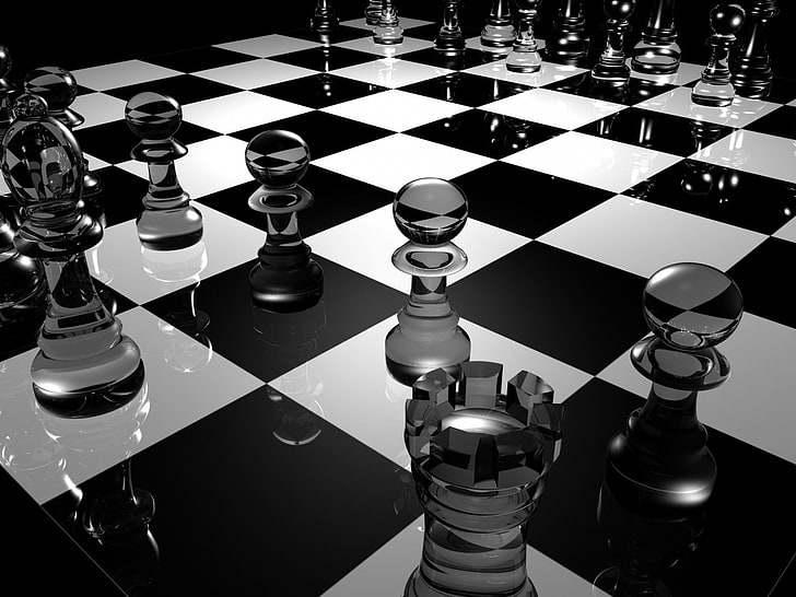 Pin by wren _ on Knights  Glass chess, 3d wallpaper iphone, Chess board