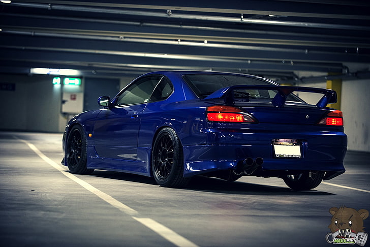 blue coupe, Nissan, Nissan Silvia Spec-R, Nissan S15, Nissan Silvia S15 HD wallpaper