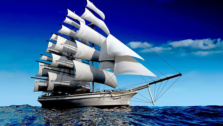 Boat on ocean 1080P, 2K, 4K, 5K HD wallpapers free download | Wallpaper  Flare